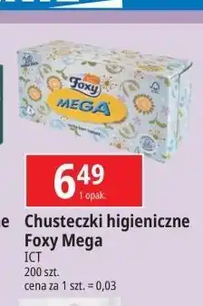 E.Leclerc Chusteczki higieniczne Foxy Mega oferta