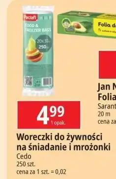 E.Leclerc Woreczki do żywności 20x30 Paclan oferta