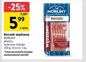 Intermarche Morliny Boczek wędzony 150 g oferta