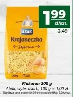 Społem Abak Makaron krajaneczka jajeczna 200 g oferta