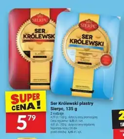 Twój Market Sierpc Ser królewski Light plastry 135 g oferta