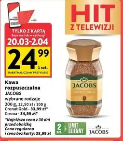 Intermarche Jacobs Cronat Gold Kawa rozpuszczalna 200 g oferta