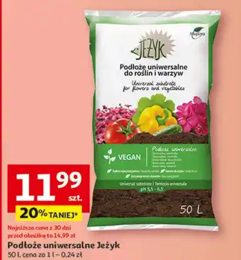 Auchan Podłoże kwiatowe oferta