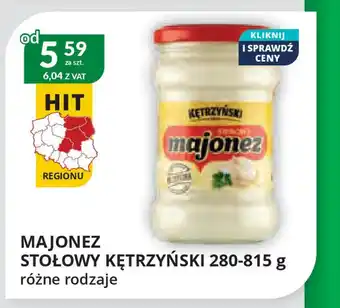 Eurocash Cash & Carry Majonez stołowy kętrzyński oferta