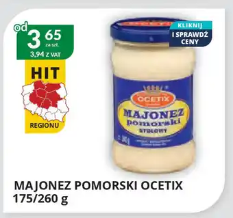 Eurocash Cash & Carry Majonez pomorski ocetix oferta