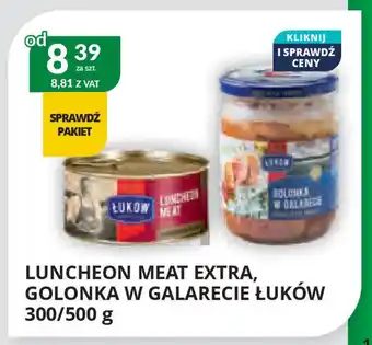 Eurocash Cash & Carry Luncheon meat extra, golonka w galarecie łuków oferta