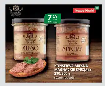 Eurocash Cash & Carry Konserwa mięsna magnackie specjały oferta