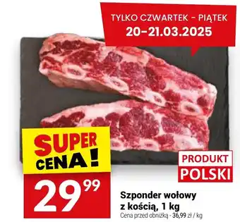 Twój Market Szponder wołowy z kością oferta