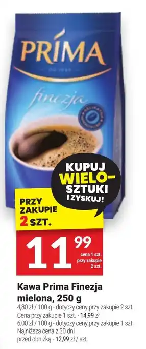 Twój Market Kawa Prima Finezja mielona oferta