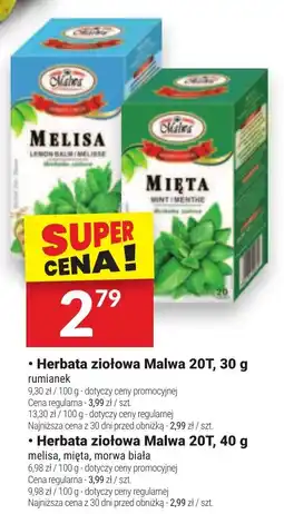 Twój Market Herbata ziołowa Malwa oferta