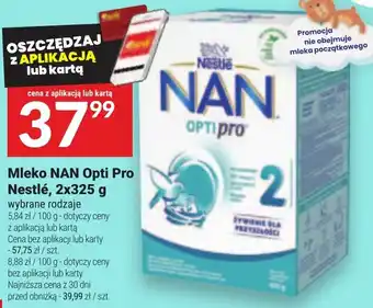 Twój Market Mleko NAN Opti Pro Nestlé oferta