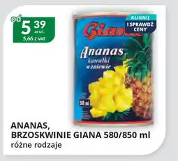 Eurocash Cash & Carry Ananas, brzoskwinie giana oferta