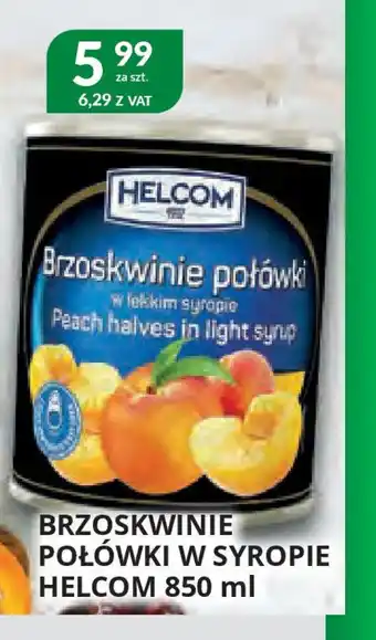 Eurocash Cash & Carry Brzoskwinie połówki w syropie helcom oferta