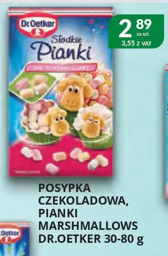 Eurocash Cash & Carry Posypka czekoladowa, pianki marshmallows dr.oetker oferta