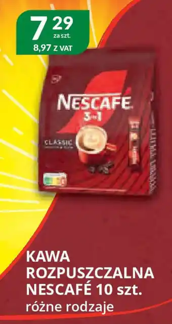 Eurocash Cash & Carry Kawa rozpuszczalna nescafé oferta