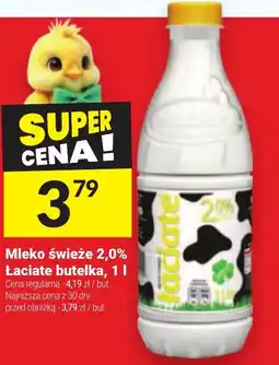 Twój Market Mleko świeże 2,0% Łaciate butelka oferta