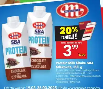 Twój Market Protein Milk Shake SBA Mlekovita oferta