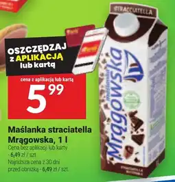 Twój Market Maślanka straciatella Mrągowska oferta