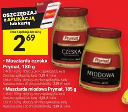 Twój Market Musztarda czeska Prymat/ Musztarda miodowa Prymat oferta