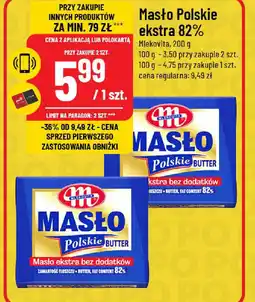 Polomarket Masło Polskie ekstra 82% Mlekovita oferta