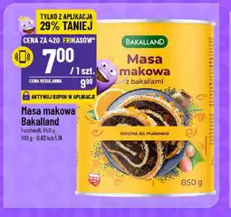 Polomarket Masa makowa Bakalland oferta