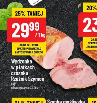 Polomarket Wędzonka w płatkach czosnku Rzeźnik Szymon oferta