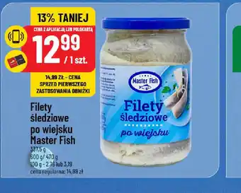 Polomarket Filety śledziowe po wiejsku Master Fish oferta