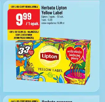 Polomarket Herbata Lipton Yellow Label oferta