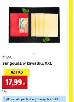 Lidl Ser gouda w kawałku Pilos oferta