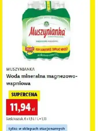 Lidl Muszynianka oferta