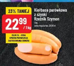 Polomarket Rzeźnik Szymon Kiełbasa parówkowa z szynki oferta