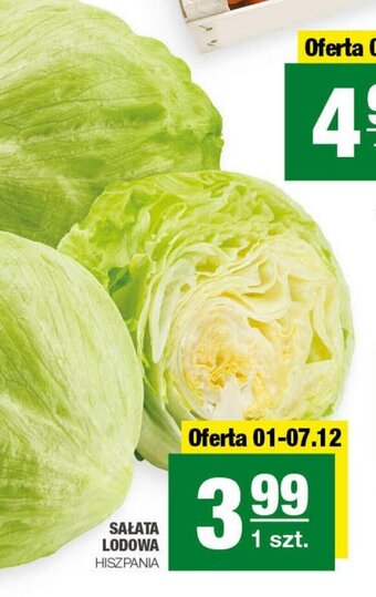 Spar Sałata lodowa 1szt. oferta