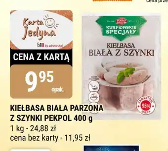 bi1 Kiełbasa biała parzona z szynki Pekpol oferta