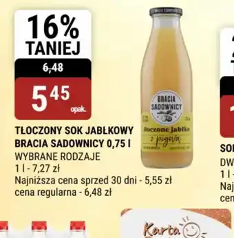 bi1 Tłoczony sok jabłkowy Bracia Sadownicy oferta