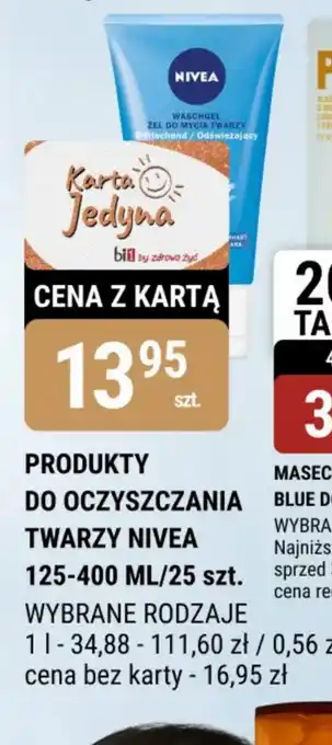 bi1 Produkty do oczyszczania twarzy Nivea oferta