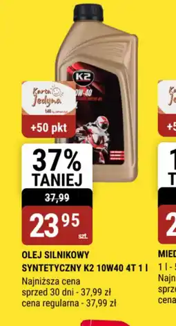 bi1 Olej silnikowy syntetyczny K2 10W40 4T oferta