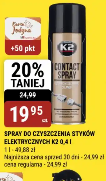 bi1 Spray do czyszczenia styków elektrycznych K2 oferta