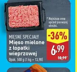 ALDI Mięso mielone z łopatki wieprzowej oferta