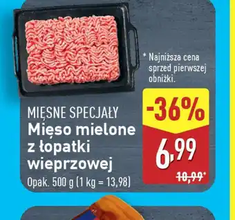 ALDI Mięso mielone z łopatki wieprzowej oferta