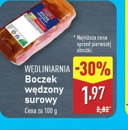 ALDI Boczek wędzony surowy oferta