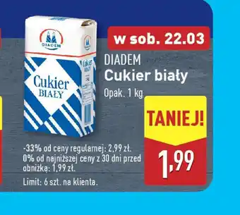 ALDI Cukier biały Diadem oferta