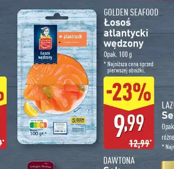 ALDI Losoś atlantycki wędzony Golden Seafood oferta