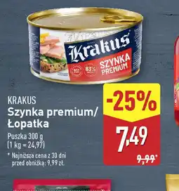 ALDI Krakus Szynka premium/Lopatka oferta