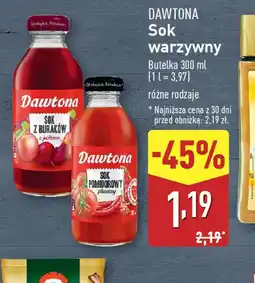 ALDI Sok warzywny Dawtona oferta