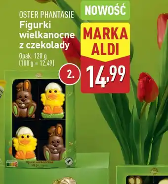 ALDI Figurki wielkanocne z czekolady oferta