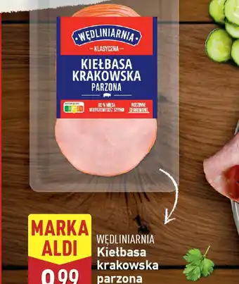 ALDI Kiełbasa Krakowska parzona oferta