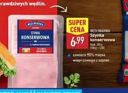 ALDI Szynka konserwowa Wędliniarnia oferta