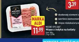 ALDI Mięso z indyka na kotlety oferta