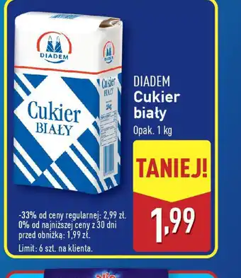 ALDI Cukier biały Diadem oferta