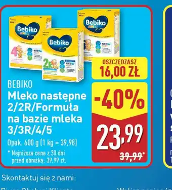 ALDI Mleko Bebiko oferta